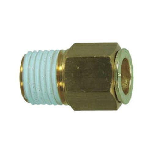 千代田通商 チヨダ 冷却水配管用タッチコネクターフジVタイプメイルコネクター(金属) 10mm・R3/8 (1003MV 4056)