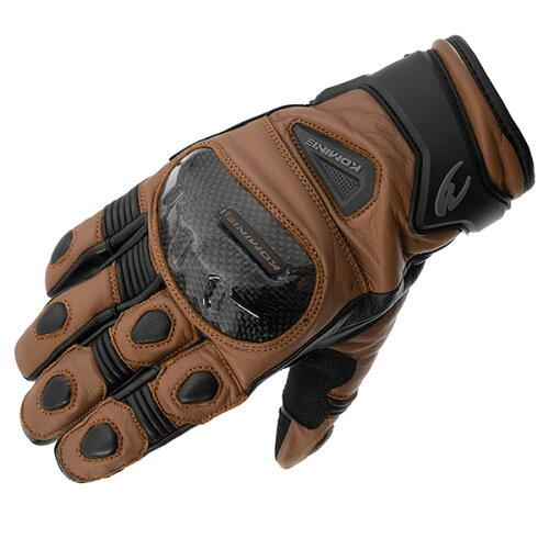コミネ(Komine) GK-851 Carbon Protect Winter Gloves Brown S 品番:06-851/BR/S