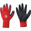 TRUSCO トラスコ中山 TRUSCO 防寒天然ゴム手袋 裏起毛タイプ レッド Sサイズ (WG171RS 8539)