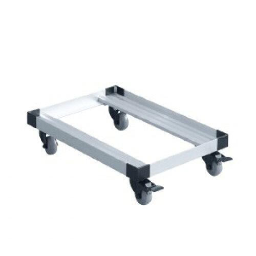 SANWASUPPLY サンワサプライ アルミドーリー(コンテナ用台車) 50リットル仕様(CART-FA950SV)