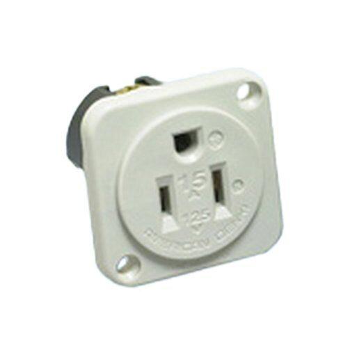 アメリカ 機器用アウトレット　白　7117G-IV キキヨウ アウトレット