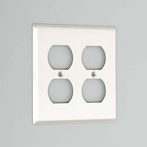 アメリカ ステンプレート　複式2個用　V42S ステンレスプレート フクシキ 2コヨウ