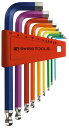 PB SWISS TOOLS 212.H-10RB ボール付レインボーレンチセット(パックナシ) 212.H-10RB