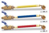 アサダ 1/4”BV付ホース オス(BV付)×メス 3本パック Y25980 3339432