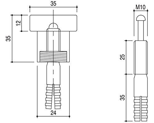 エイト ミニラ戸当35OC300 アンバー