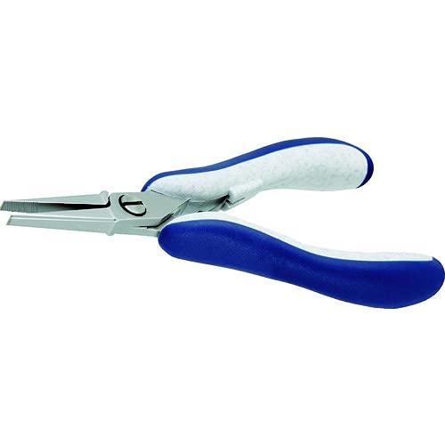 pmb-textilion idealtek ESD精密プライヤー 直爪・平 ロング 140mm ギザ付