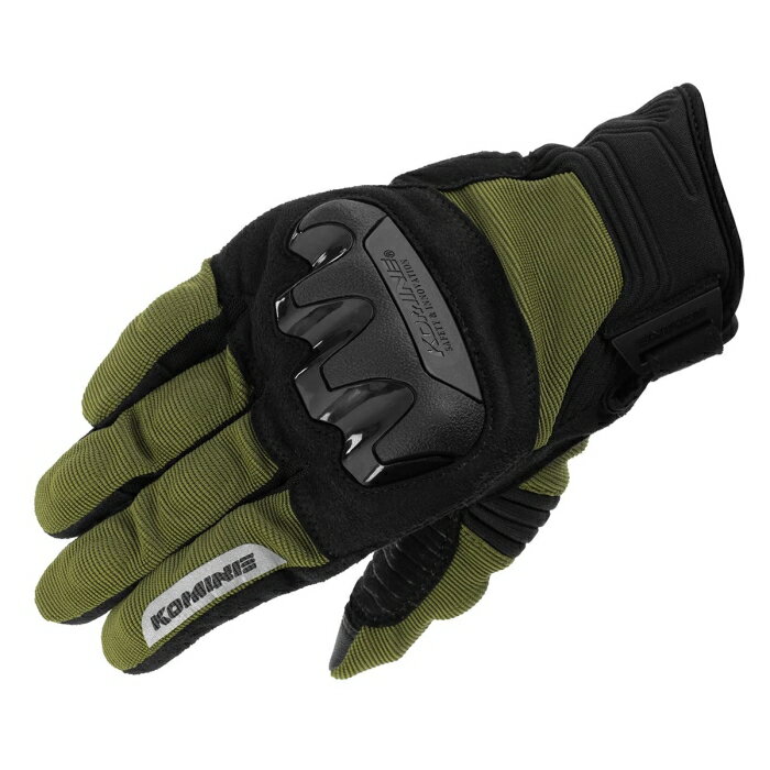 コミネ(Komine) GK-2203 PROTECT MESH-GLOVES OL M 品番:06-2203/OLIVE/M