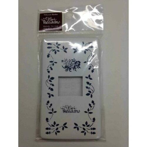 メロディー スイッチプレート「はな」プラ (04-7741)