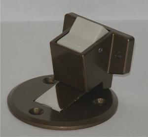 水上金属 フラット戸当りZ型　ストップ付面付型　アンバー塗装　個入り 【410-2111】【入数:6】