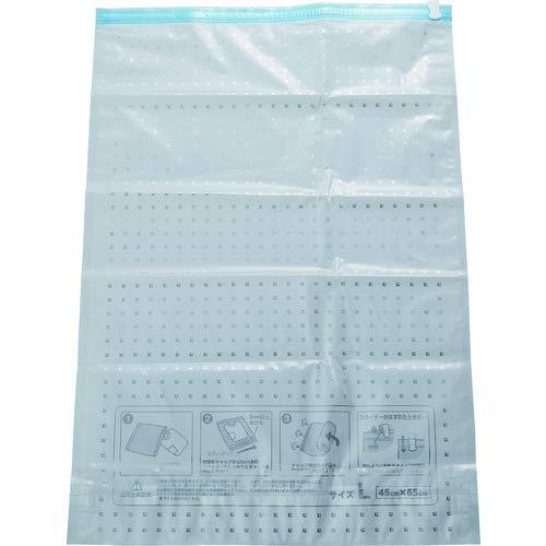 TRUSCO トラスコ中山 TRUSCO 手押し圧縮袋 Lサイズ 幅45cmX深さ65cm 2枚入