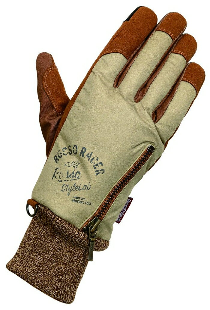 ロッソスタイルラボ(Rosso StyleLab) RSG351 ミリタリーウィンターグローブ SAND/BROWN L 品番:RSG351/..