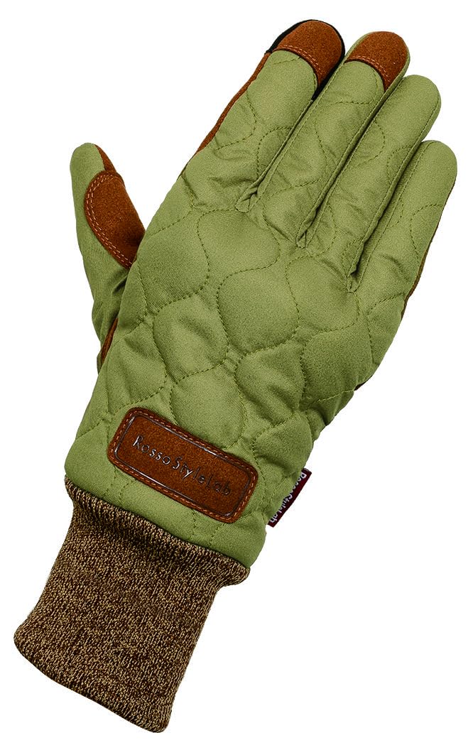 ロッソスタイルラボ(Rosso StyleLab) RSG352 ミリタリーパディングウィンターグローブ KHAKI/BROWN L ..