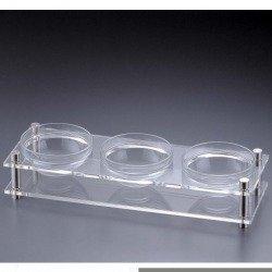 TKG テイケイジイ 遠藤商事 アクリル コンディメントスタンド1段3穴 B30-3【NKV1501】