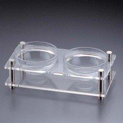 TKG テイケイジイ 遠藤商事 アクリル コンディメントスタンド1段2穴 B30-4【NKV1601】