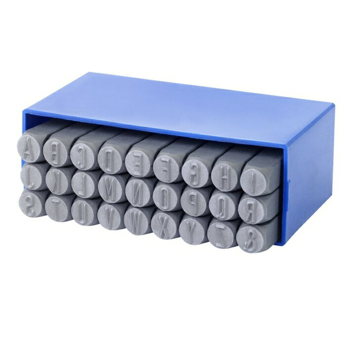 Heidenpeter グラブレム 英字刻印セット 丸面スタンダード A～Z 5mm (01105000 2548)