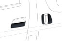 ALPINE アルパイン ハイエース/レジアスエース専用 ドアハンドルプロテクトシート【SSK-3DR04HI】