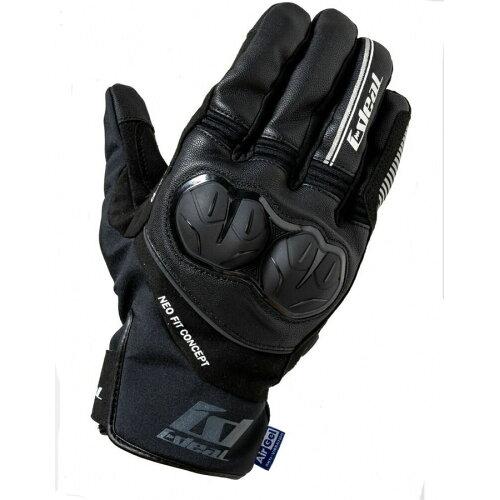 YAMASHIRO 山城 IDEAL アイディール バイク用 グローブ 秋冬モデル ID-107 WEDGE (ウェッジ) ブラック Lサイズ ID107BK/L 品番:ID107BK/L