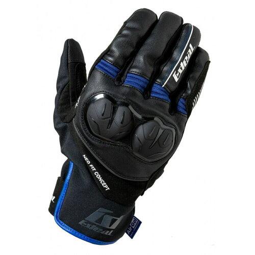 YAMASHIRO 山城 IDEAL アイディール バイク用 グローブ 秋冬モデル ID-107 WEDGE (ウェッジ) ブルー Mサイズ ID107BL/M 品番:ID107BL/M