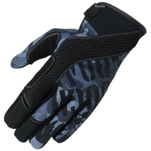 ラフアンドロードスポーツ ライディングメッシュグローブ BKカモ LLサイズ 品番:RR8421BK-CM4