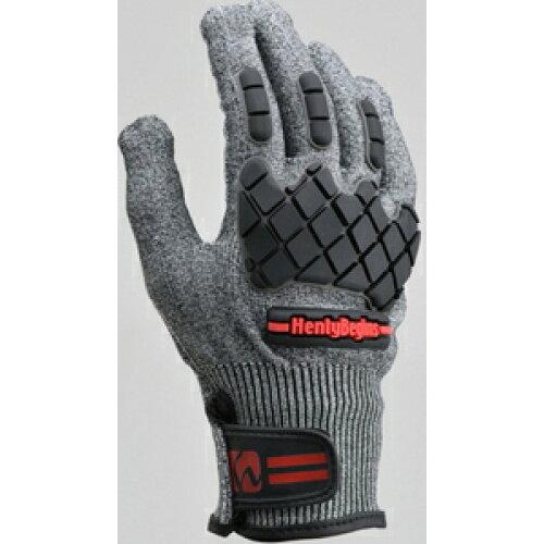 DAYTONA デイトナ デイトナ ヘンリービギンズ バイク用 グローブ XLサイズ ブラック/レッド 耐摩擦性 プロテクト ストレッチ シームレス 春夏秋 HBG-060 19981