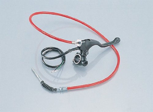 キタコ(KITACO) (906-1083110)Rショートレバー＆ケーブルSET　モンキー (ミラーホルダーTYPE)BLACK