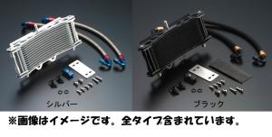 アクティブ(ACTIVE) ACTIVE/14057037B OILクーラーステーSET ラウンド 11-13R BLK仕様 GPZ750R/GPZ900R※ステーのみ