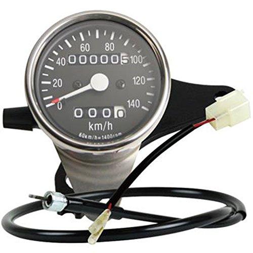 グッズ(GOODS) サイドマウントメーターキット φ60 トリップ付き ブラックボディ 250TR ...