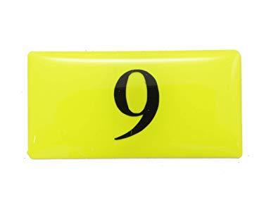 �ơ��֥�ʥ�С� 9 �ָ� 20x40x2mm �ơ����դ�