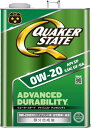 クエーカーステート(Quaker state) クエーカーステート アドバンスト デュラビリティ SP/GF-6A 0W-20 4リットル【入数:6】