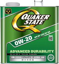 クエーカーステート(Quaker state) クエーカーステート アドバンスト デュラビリティ SP/GF-6A 0W-20 3リットル【入数:6】