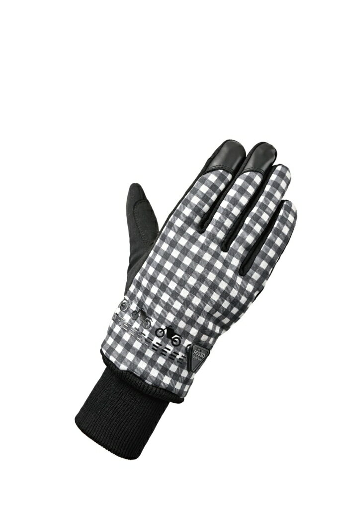 ロッソスタイルラボ(Rosso StyleLab) RSG-343 マルチパターンウィンターグローブ BK GIN M RSG-343/BK ..