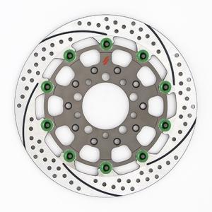KUNIMI 国美コマース プレミアムレーシング　品番：ES207FL−GR　サイズ：φ310　　ピンカラー：グリーン