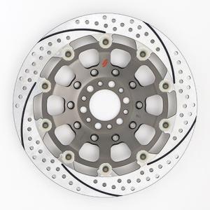 KUNIMI 国美コマース プレミアムレーシング　品番：ES107FL−HA　サイズ：φ320　　ピンカラー：ハードアルマイト