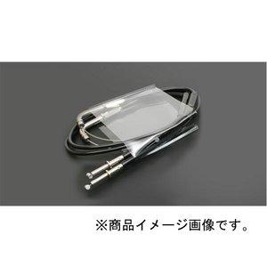 アクティブ(ACTIVE) 専用スロットルワイヤー[T-EVO ステン金具/アウターBLK スエージング加工] NINJA25..