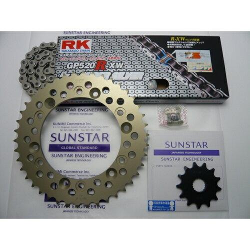 KUNIMI 国美コマース スプロケット＆チェーンキット 品番:KR30602 WR250X(07-14) サイズ:520