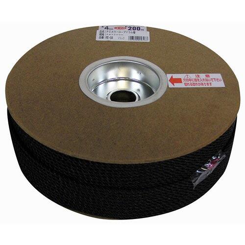 ユタカメイク(Yutaka Make) ユタカ RE?84 PEカラーロープ ドラム巻 黒 4X200M