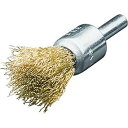 LESSMANN社 456561LESSMANN 軸付エンド型ブラシ 真鍮波線0.3 Φ308556779