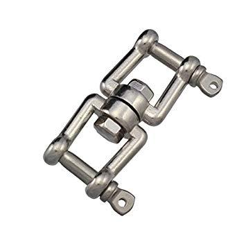 HILOGIC ハイロジック 11325 ステンレス スイベル 両ネジ 6mm 1個入(4.0)