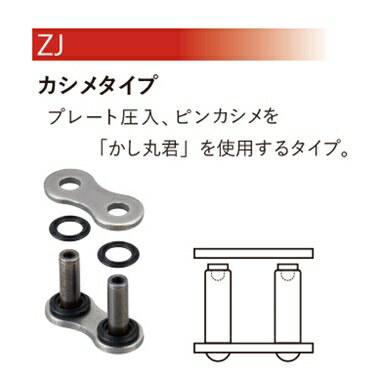D.I.D(大同工業) 【必ず購入前に仕様をご確認下さい】520ZVM-X ZJ BK＆BK ZVM-Xシリーズ ジョイント