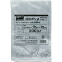 TRUSCO トラスコ中山 TRUSCO 規格ポリ袋(極薄タイプ) 12号 A4サイズ 200枚入 (KP12 3100)