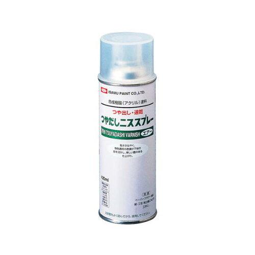 イサム塗料 水溶性つやだしスプレーニス(420ml)