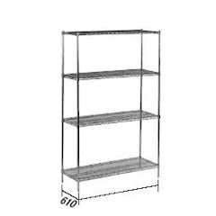 TKG テイケイジイ 遠藤商事 TKGワイヤーシェルフセットS2448C×P63C×5段【HWI07125】(4.0)