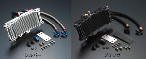 アクティブ(ACTIVE) ACTIVE/14057043B OILクーラーステーSET ラウンド 11-16R BLK仕様 ZEPHYR1100/RS※..