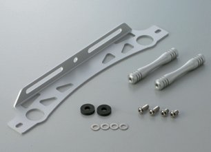 アクティブ(ACTIVE) ACTIVE/14050021B OILクーラー 汎用ステーSET ラウンド 9-10R BLK仕様※ステーのみ