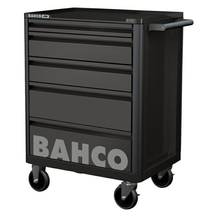 バーコ(BAHCO) バーコ スチール製ワゴン ツールストレージエントリー ブラック 5段 (1472K5BLACK 8513)