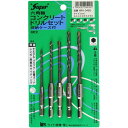 ライト精機 Super 六角軸コンクリドリル 5PCS HRV-3460