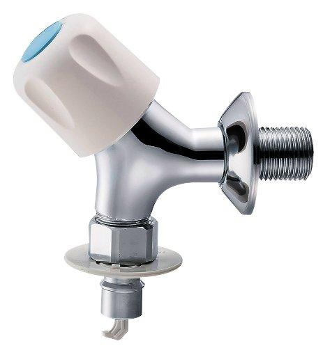 SANEI(旧社名:三栄水栓製作所) 洗濯機用送り座水栓 オートストッパー付 呼び:13 Y1431CTV-1-13