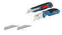 BOSCH ボッシュ Bosch Professional(ボッシュ) 2種セット:ナイフ(カッター)、カッターナイフ 1600A016BM
