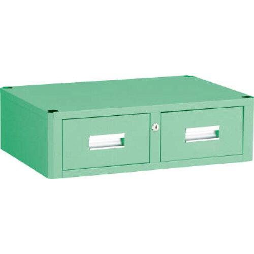 TRUSCO トラスコ中山 TRUSCO 【売切廃番】フレックスワゴン 2列引出 600X400 ホワイト (FLW1WW 8000)