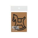 ハイロジック 24747 PICT LIFE. キッズルーム 黒 1枚入